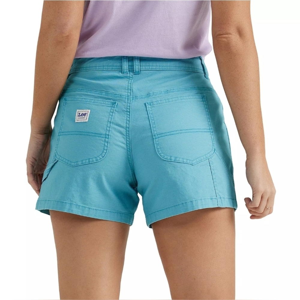 Women's Lee Legendary Carpenter Shorts, Bay Blue, Size 18, NWT - Picture 2 of 13